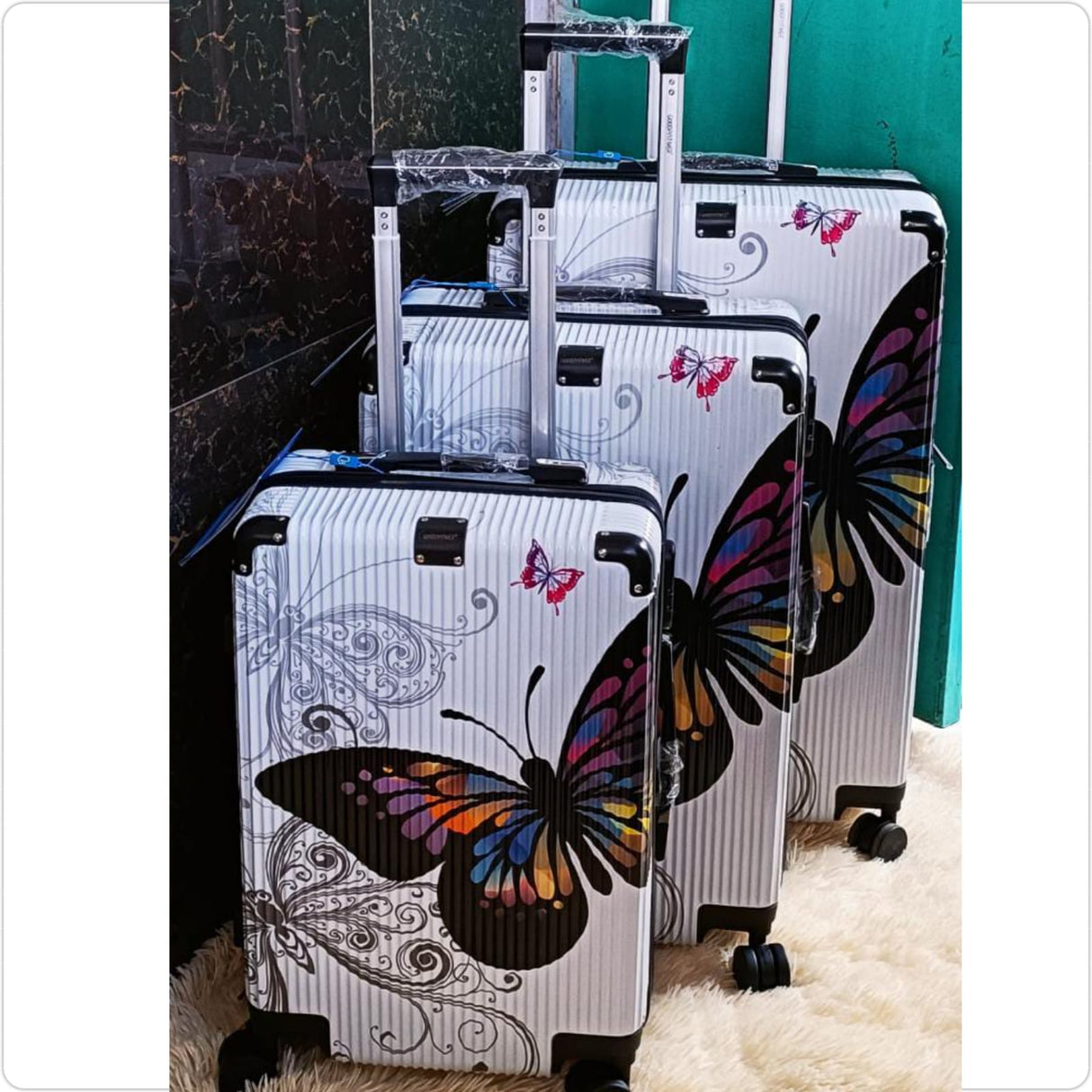 Set of three suitcases