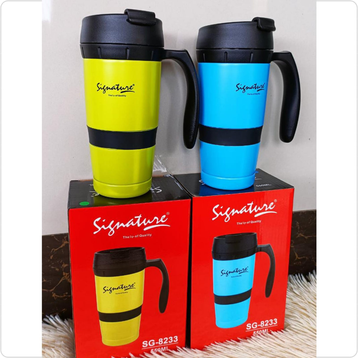 Signature Thermal Travel Mugs (550ml)