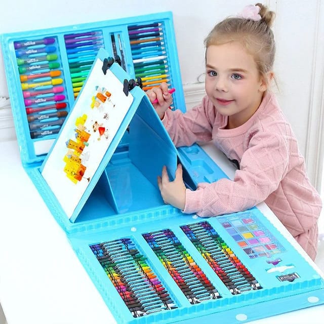 208 pcs kids super mega art set