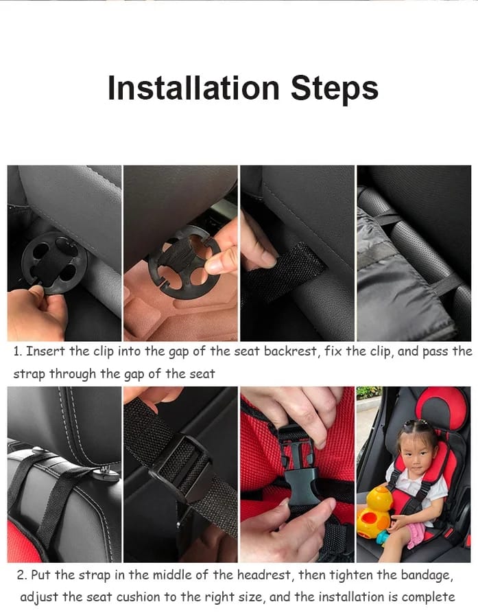 Kids Travelling Car Seat with well ventilated & perspiration material