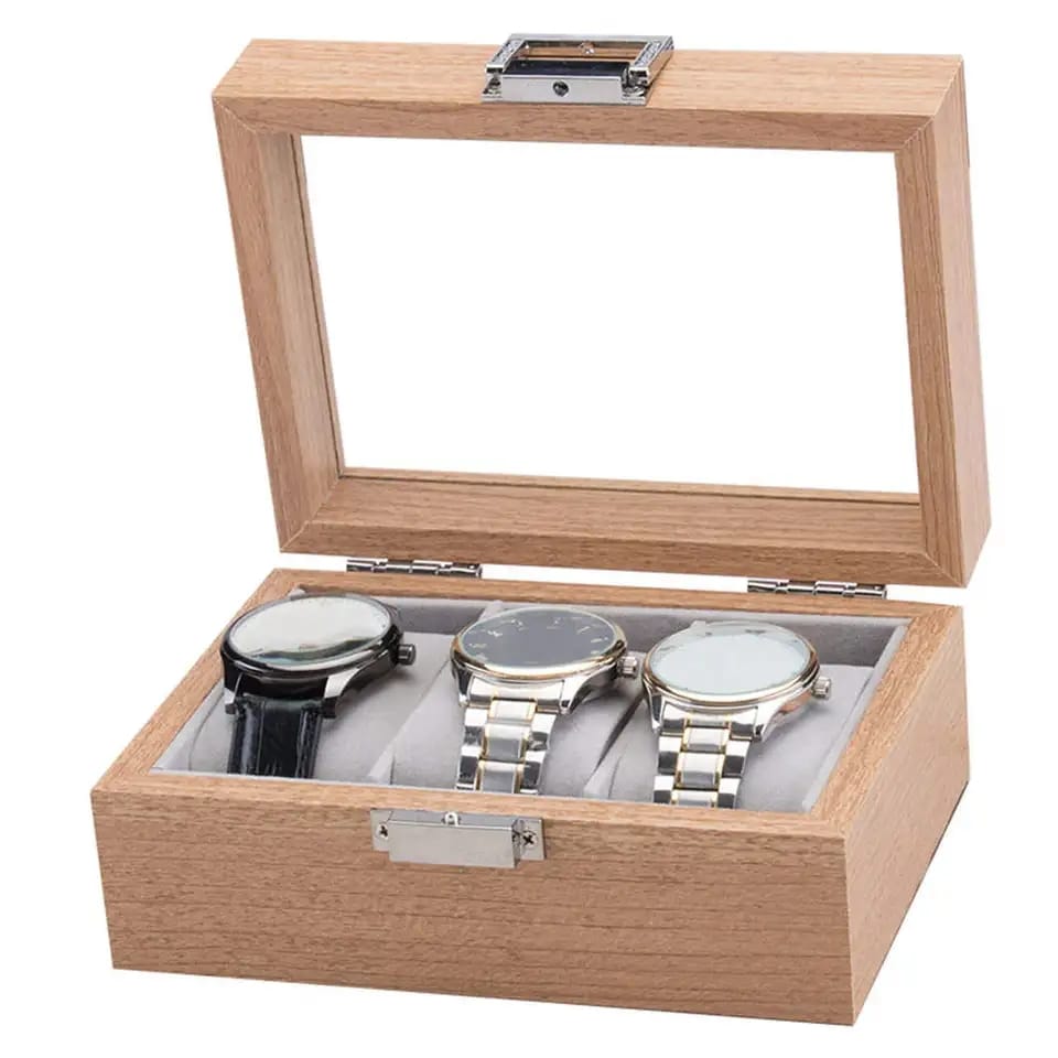 Wooden watch organizer