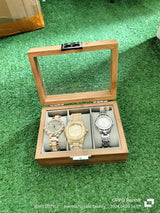 Wooden watch organizer