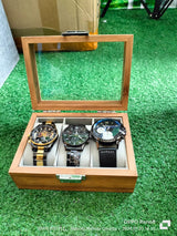 Wooden watch organizer