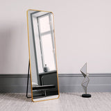 Unbreakable Full Length  Mirror with Metallic Frame