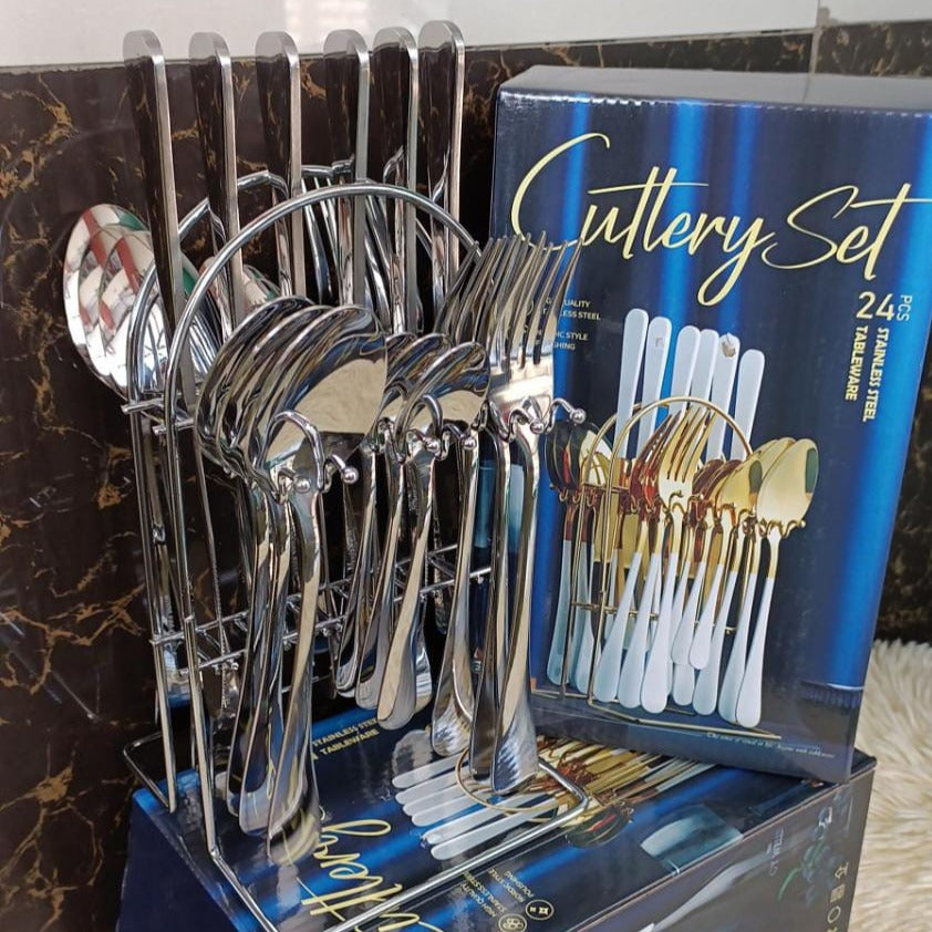 24 piece cutlery set