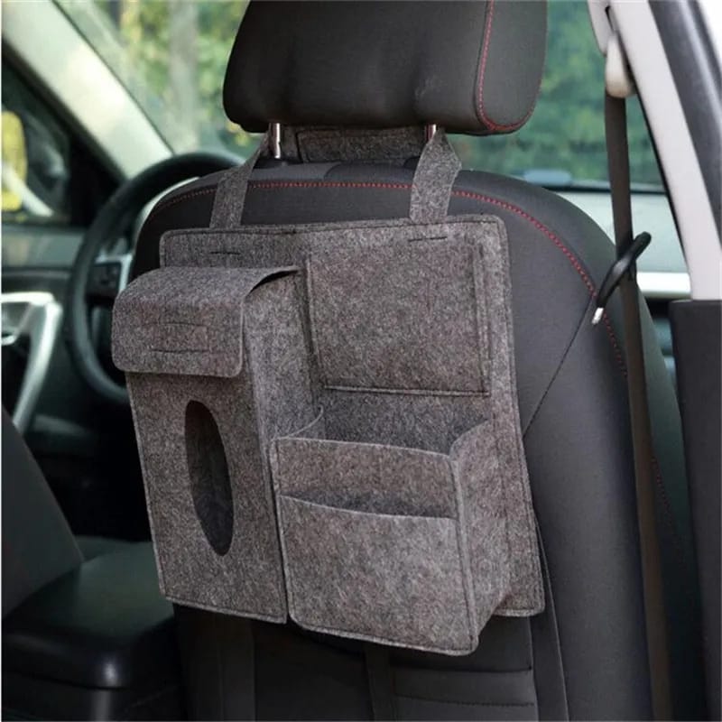 Canvas Material Car Back Seat Organizer