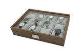 12pc Wooden Watch  Organizer