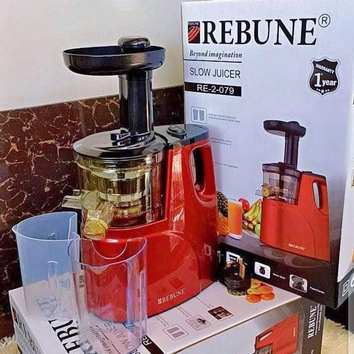 Rebune Slow Juicer With 2 Outlet For Juice & Pulp