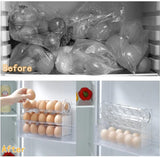 Transparent  Flip Egg Box Organizer