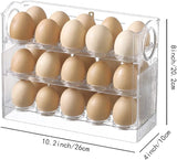 Transparent  Flip Egg Box Organizer