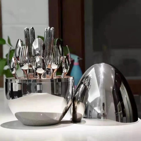 Egg-shaped Cutlery set