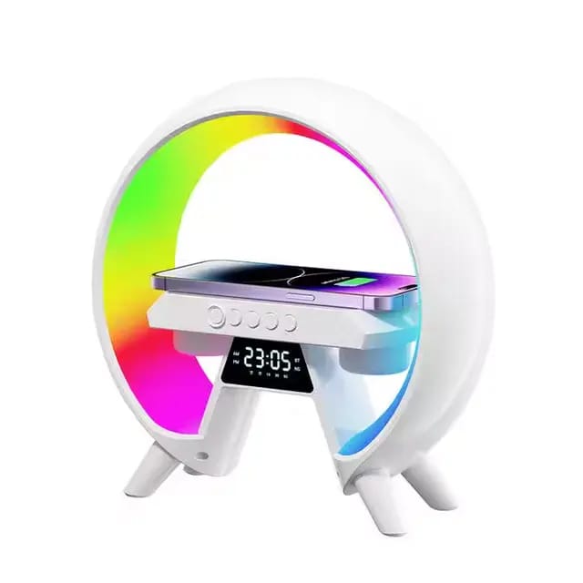 Wireless Charger/ Lamp led alarm table/Bluetooth Speaker