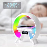 Wireless Charger/ Lamp led alarm table/Bluetooth Speaker