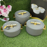 3 pcs Luxurious insulated Hotpots