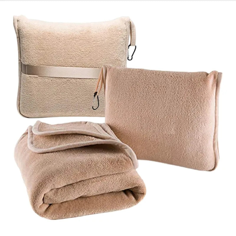 Multipurpose 2 in 1 travelling blanket