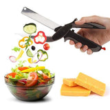 2 in 1 Cutting Board Shaped Kitchen Scissors