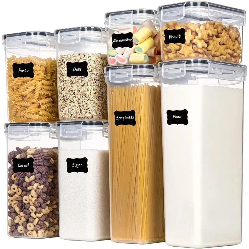8pcs Food/Pantry Storage Containers