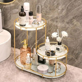 Light Luxury Storage Shelf/Cosmetics Toiletries Organizer.