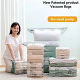 5pcs set ,No Pump Needed Vacuum Storage Bags