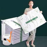 Vacuum compression storage bags