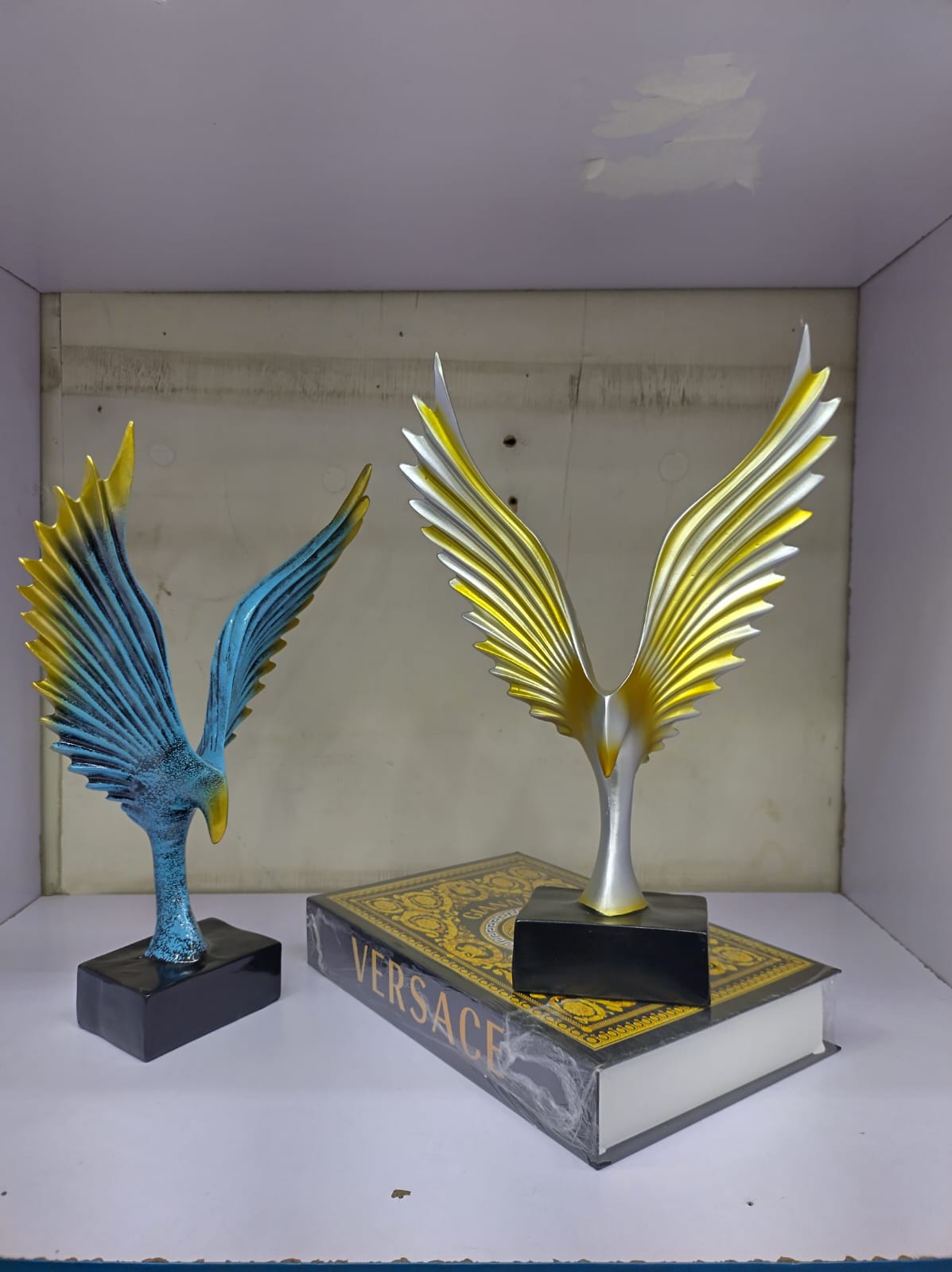 Winged Eagle Resin Statue.