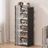 8-Layer 2024 shoe rack organizer with fabric dustproof cover