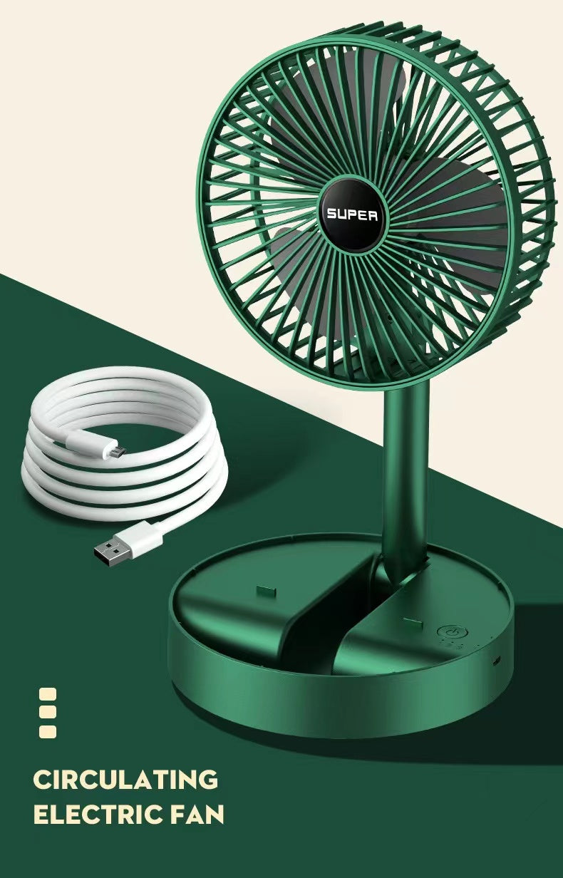 Telescopic Mini Foldable Fan