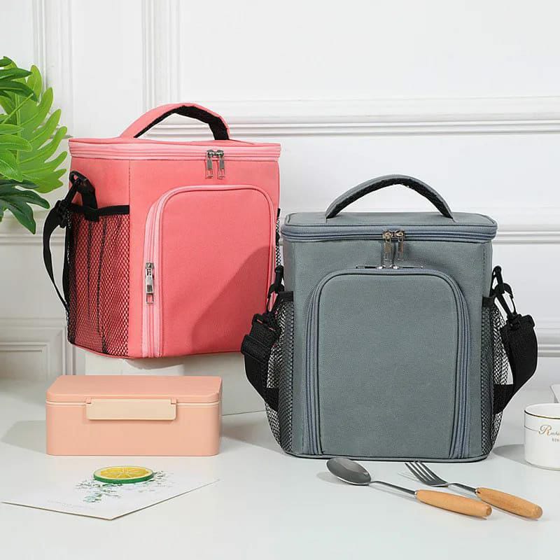 2 compartment lunch bag