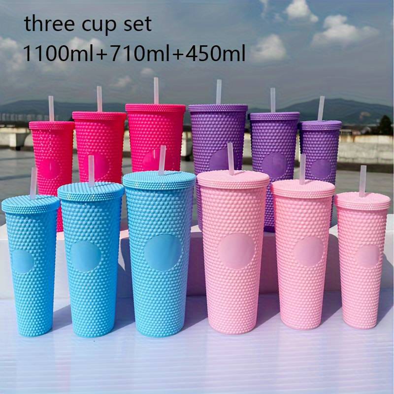 3in1 Starbucks studded tumbler set