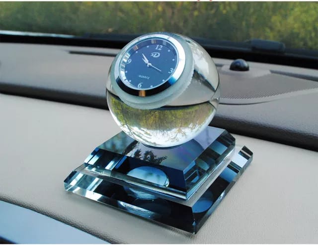 Small Crystal glass clock air diffuser