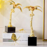 Home Decor Modern Metal Coconut Tree Ornament