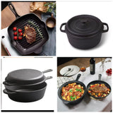 5Pc Heavy duty Cast Iron Combo Set.