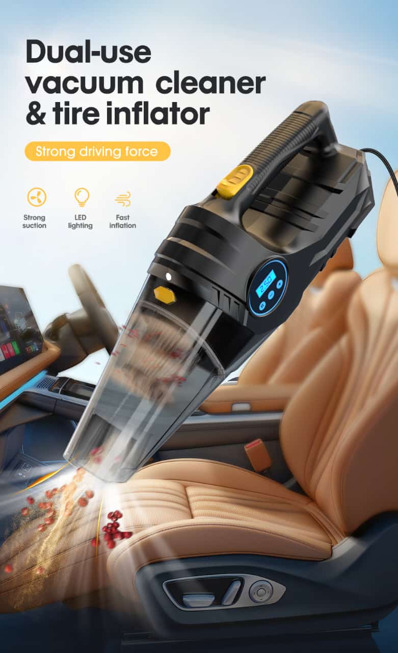 Tyre inflator and vacuum cleaner sales