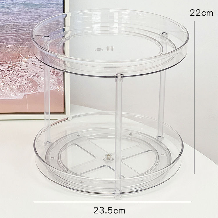 2 layer 360 Rotation Cabinet Turntable Organizer/Lazy Susan