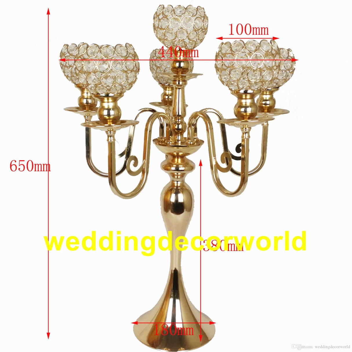 5piece Candle Metal  Candlestick