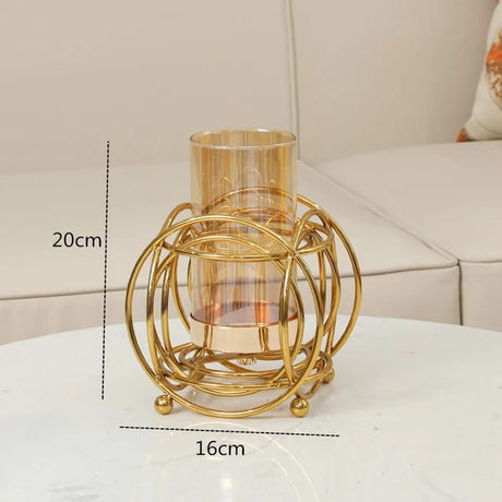 Light Luxury Metal Vase