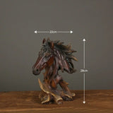 American Style Animal Decorations Horse Statue