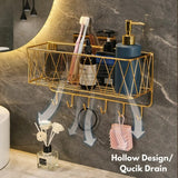 Bathroom Shelves Wall Hanging  Storage Basket