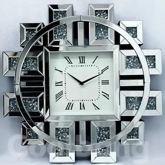 Classy mirrored Wall clock