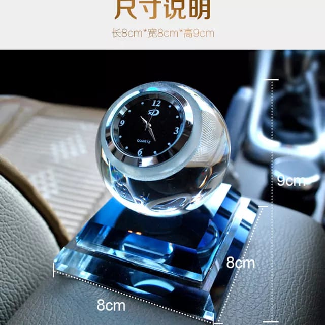 Small Crystal glass clock air diffuser