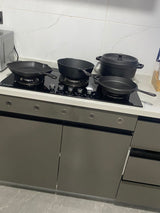 5Pc Heavy duty Cast Iron Combo Set.