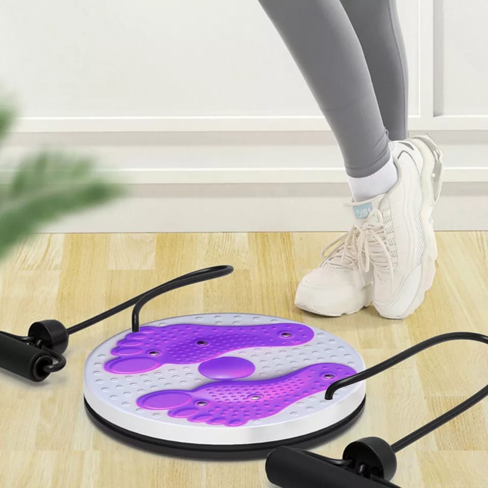 Yoga twisting disc plate