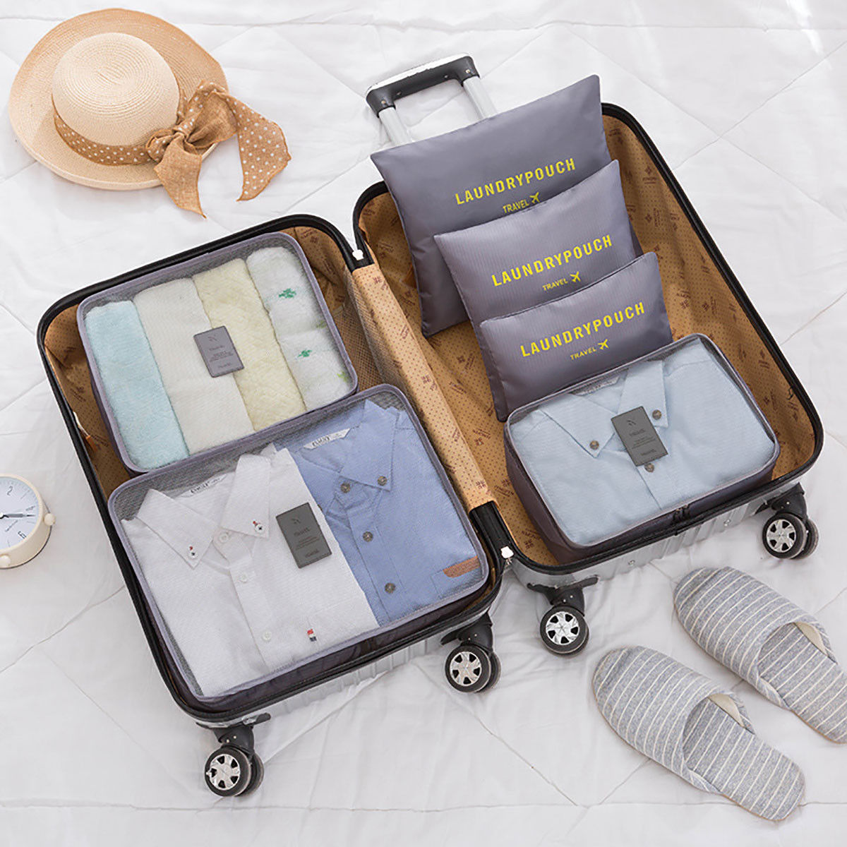 6pcs Luggage Travel Organizers