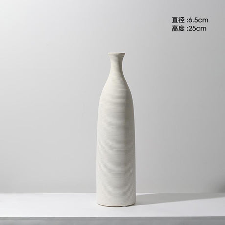 Simple ceramic 4 in 1 modern home decor vase set