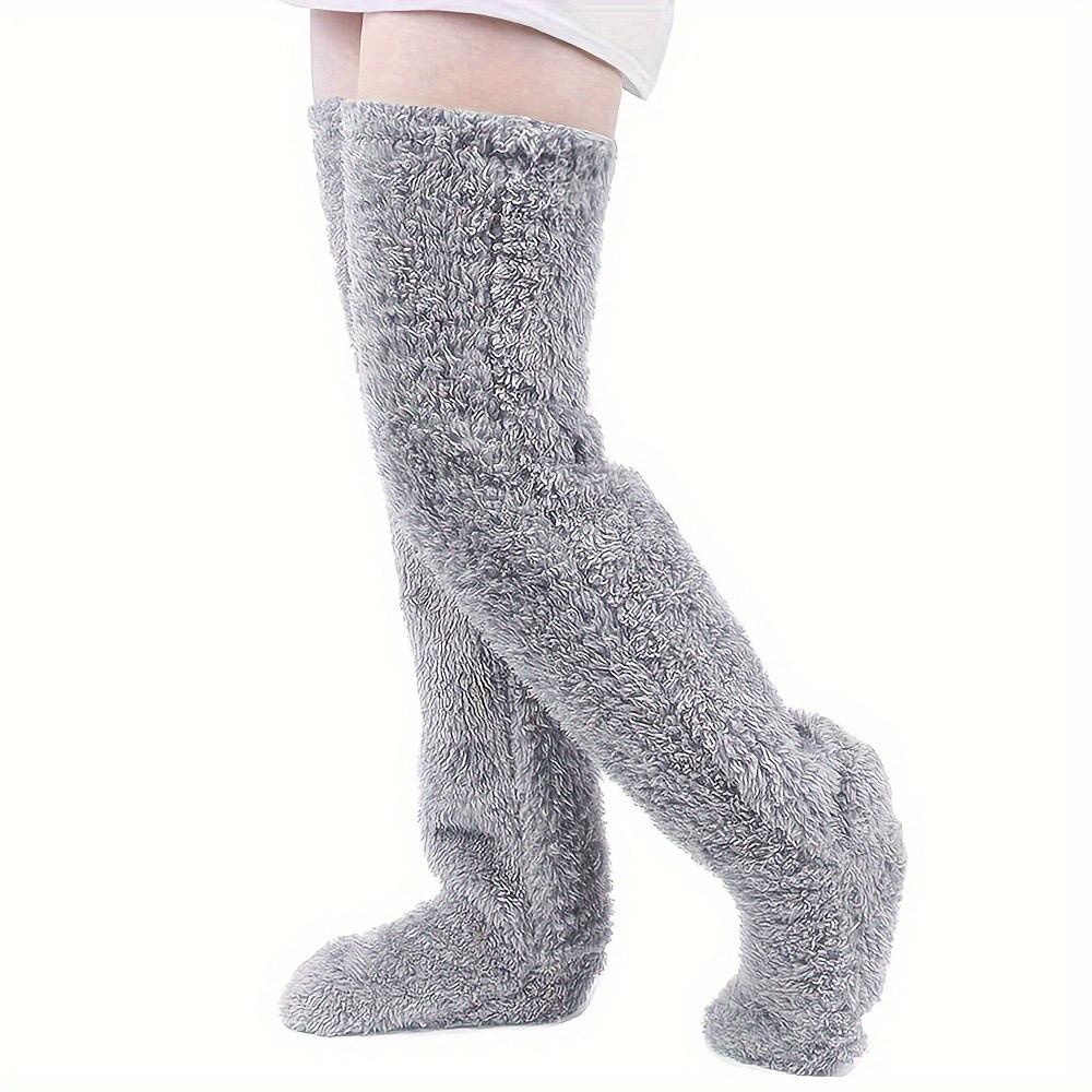 Warm long winter thermal leg warmers.