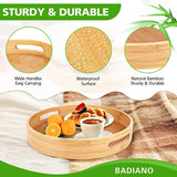 MULTIFUNCTIONAL BIG SIZED 4  IN 1 BAMBOO TRAYS.