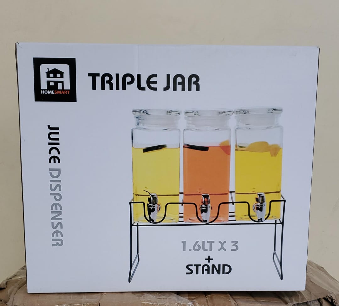 Tripple Glass Juice dispensers