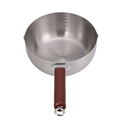 2L Stainless steel non- stick calibrated Japanese Pan Noodle Pot,