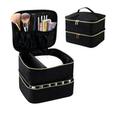 Nail polish travel organizer storage case