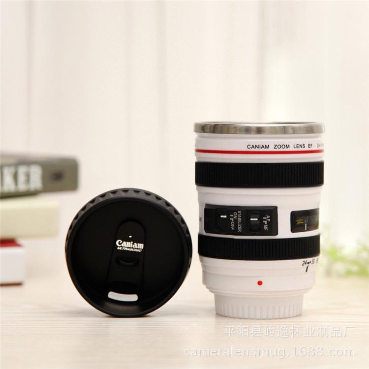 Camera Lens travel thermal Mug